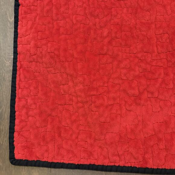 Marvel Comics Handmade Quilt Throw Blanket 38x72 Superhero Patchwork‎ Minky Red - Picture 9 of 11